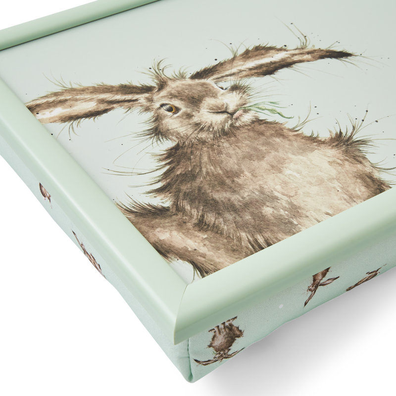 Wrendale Designs, Coloured - Hare Cushioned Lap Tray