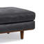 Repose-pieds rembourré l 33 po avec pieds en bois massif Morrison-318146237