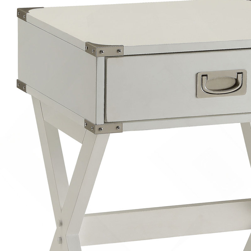 Table d'appoint Babs, Blanc