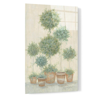 «Tall Topiaries» par Annie Lapoint, art mural en verre acrylique