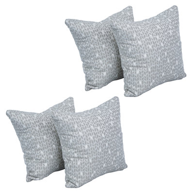 Coussins décoratifs 37 po x 17 po avec insertions (ensemble de 4)
