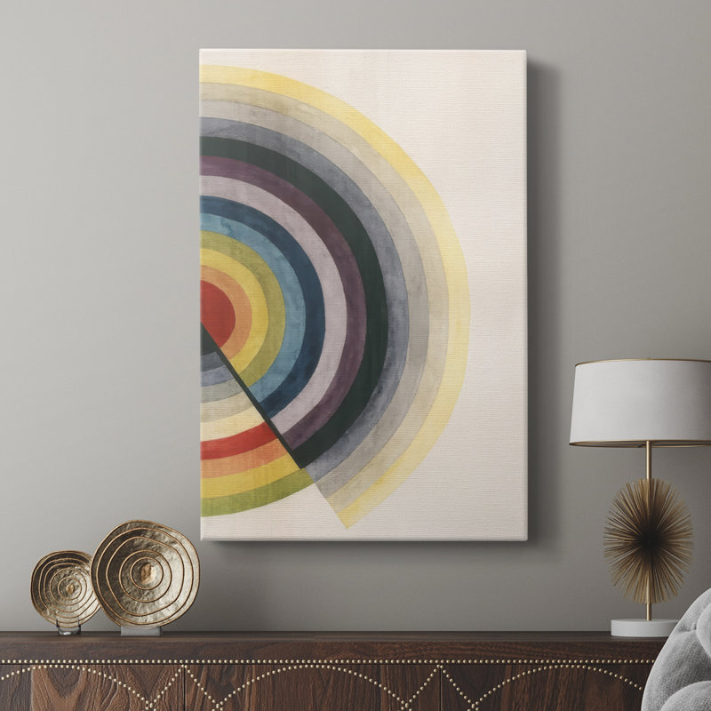 Rainbow Core Diptych II - galerie sur mesure Cavas, H 18 po x l 12 po