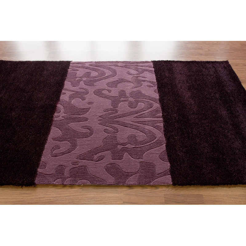 Tapis prune Ertugrul, Rectangle 7 pi 7,2 po x 9 pi 6 po