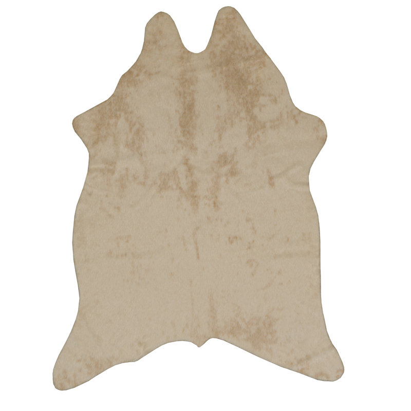 Lilianna Faux Cowhide Mini Ivory Rug