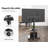 Glass Bottom Removable Tv Stand, Suitable For 32-60 Inch