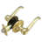 Scroll Privacy Bed/Bath Door Lever-7224658-7224660