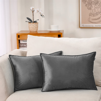 Square Velvet Pillow Cover & Insert