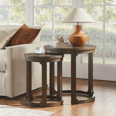Ensemble de 2 tables basses gigognes 24 po