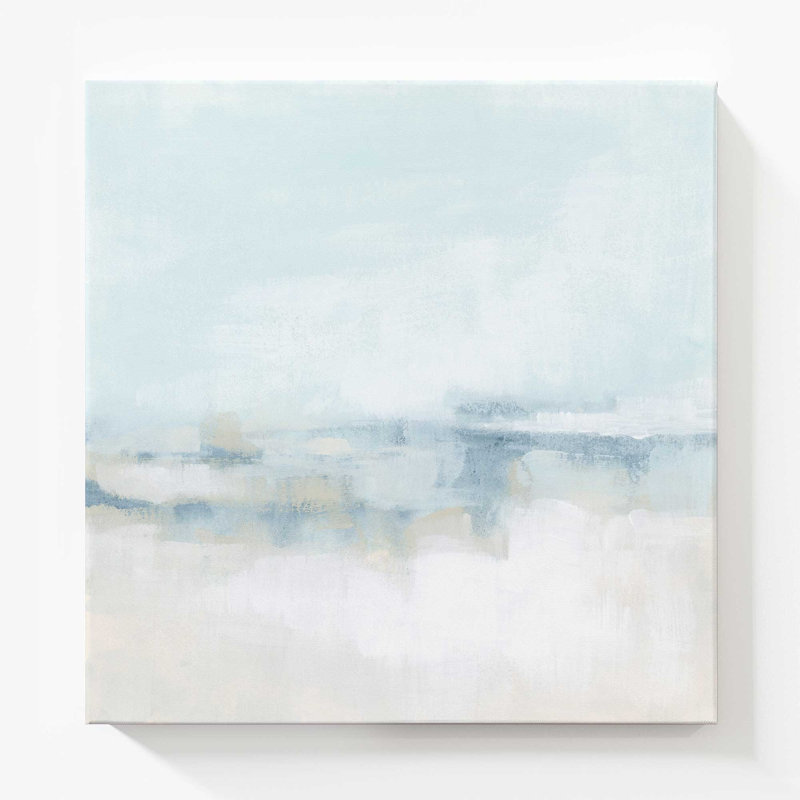 «Cloudy Shoreline Hues II», reproduction sur toile, H 54 po x l 54 po x P 1,25 po, 1, Stretched Canvas