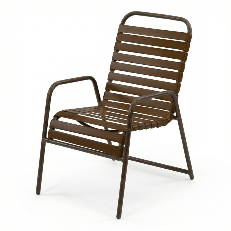 Chaise avec accoudoirs, Leisure Brown Strap/Bronze Age