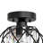 1 - Light Cage Flush Mount Ceiling Light