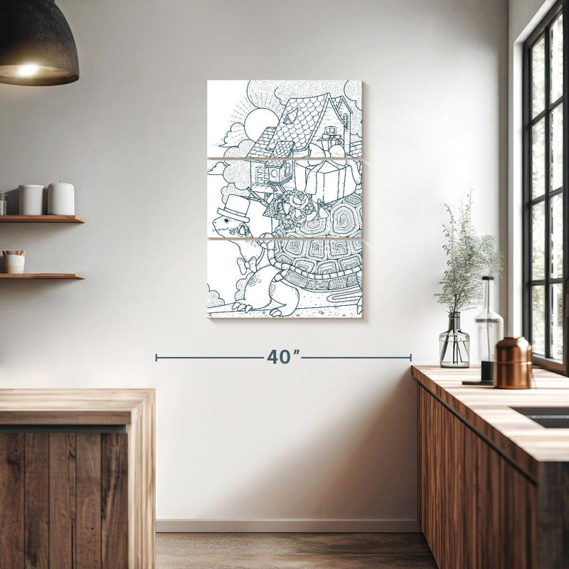 Ashelle Turtle Express Delivery, 38" H x 24" W