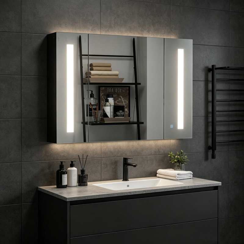 W H Medicine Cabinet Mirror