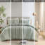 Literie 100% coton double / grand - rayé avec garniture contrastante de taille 3 pièces
