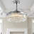 Presnell Dimmable Crystal Ceiling Fan with LED Lights and Remote Control-2017102881