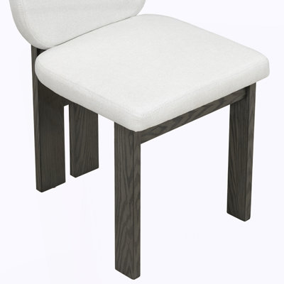 Ensemble de table de salle à manger rétro 7 pièces pour 6 personnes, ensemble de table de salle à manger en bois de 60 po pour 6 personnes avec chaises rembourrées