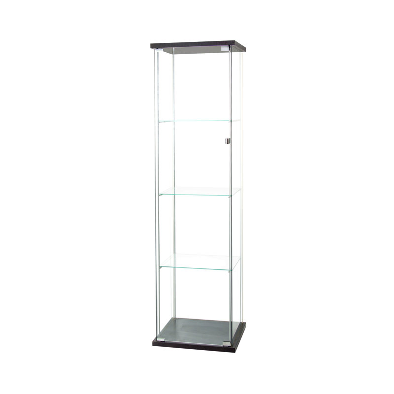 Vitrine vitrée à 4 niveaux