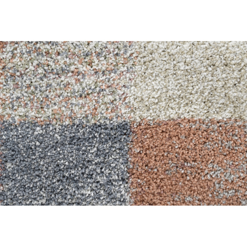 Beom Chequered Area Rug, Round 120cm