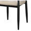 Chaise d'appoint rembourrée (ensemble de 2)