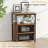 Narrow Side Table Set Of 2 With Drawer, End Table Set, Bedside Furniturefor Small Spaces-1586722804