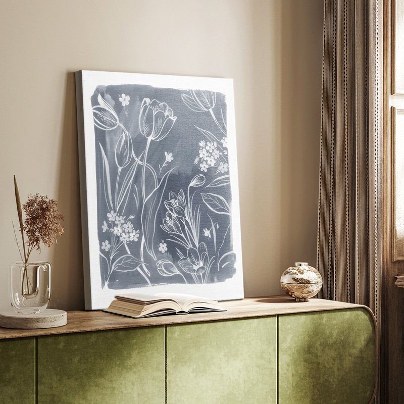 Fleurs au début du printemps I - galerie sur mesure, H 60 po x l 40 po