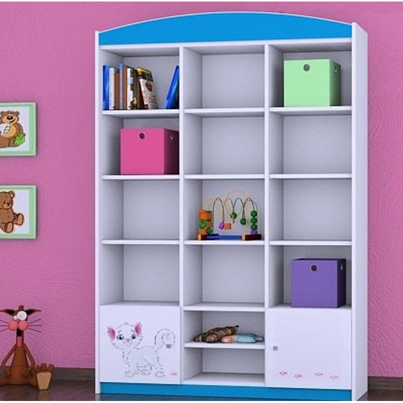 Jonas 183cm H X 132cm W Kids Cube, Blue