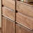 Light luxury black walnut wood bookcase