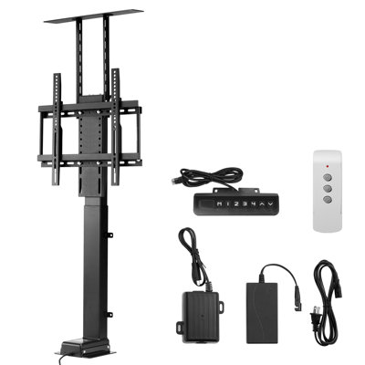 Motorized TV Lift Stand Mount Bracket with Remote Control for 32-70 in TV