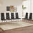  Kinli Modern 15" Wide Top Leather Modern Dining And Conference Chair（Set of 6）-915567140