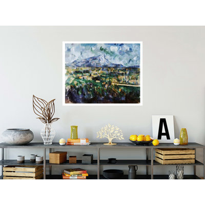 Mont Sainte-Victoire, Paul Cézanne, estampe numérique