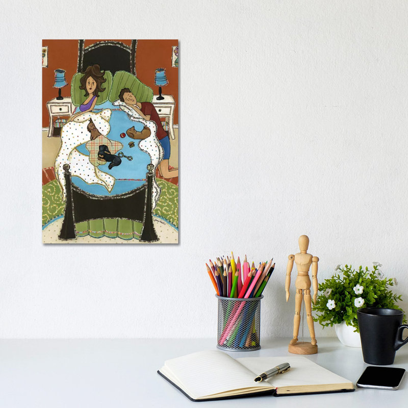 The Three Little Weenies by Jamie Morath - Wrapped Canvas Print, 20.32 cm H x 30.48 cm W