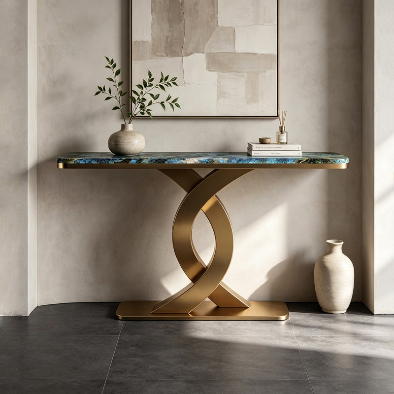 Console Modern-Luxury, H 33,5 po x l 39,4 po x P 13,8 po