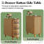 Table de chevet en bois, table de bout, table d'appoint