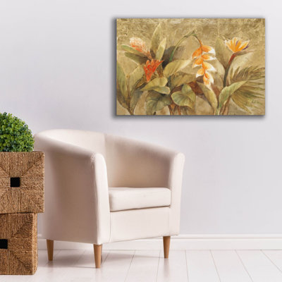 «Gilded Tropics» par Albena Hristova, art mural sur toile