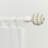 Metal Adjustable 1" Single Curtain Rod-59079012-59079013
