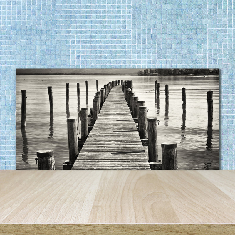 50cm W x 100cm L Glass Peel and Stick Panel