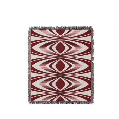 Shield Abstract Cotton Throw Blanket