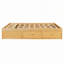 Grand lit plateforme avec 4 tiroirs de rangement et pied de lit à levage hydraulique-1004193960