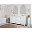 Ensemble de meuble-lavabo double l 72 po Malibu-1694939862