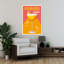 «Vibrant Star» Martini, art mural contemporain-849072543