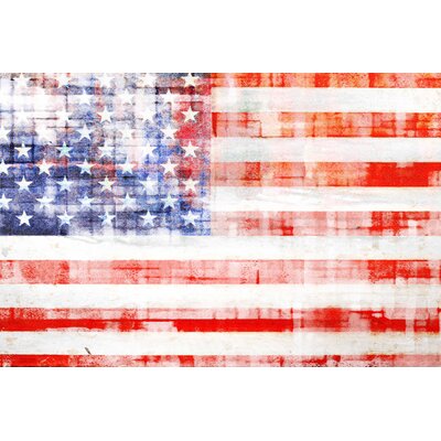 American Flag' Painting Print on Wrapped Canvas -  Marmont Hill, MH-2303-C-60