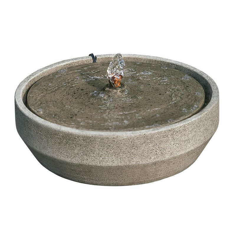 Fontaine en béton Ilyjah, Brownstone