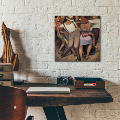 «Latino Jazz» par Gary Kelley, art mural en verre acrylique