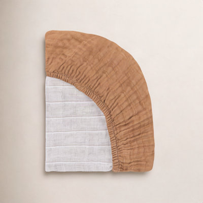 Burnt Sienna Bassinet Sheet