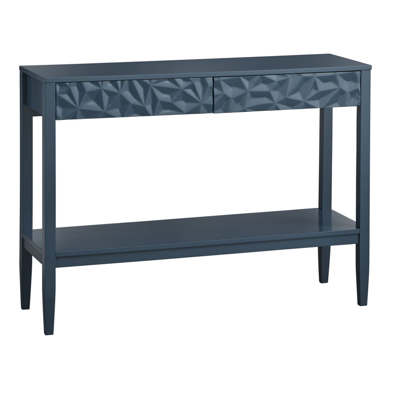 Leianah 43.3'' Console Table, Midnight Blue