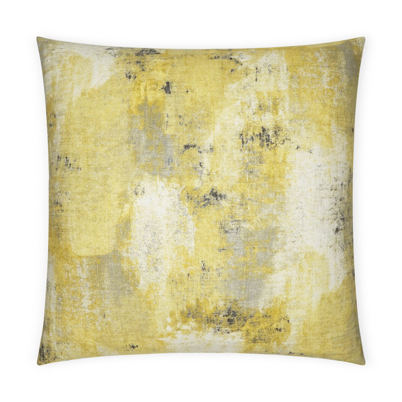 Antalya Pillow Cover & Insert, Yellow, Square 20"