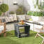 Square Outdoor Side Table , 45cm cm W 45cm cm D-502002446