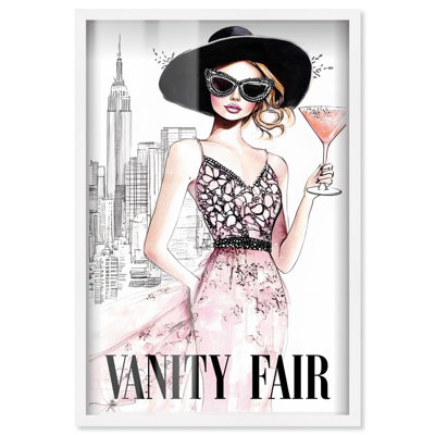 Model of NYC Sketch Cover Shadowbox Print Fashion Art by Art Remedy