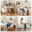 Modern Upholstered Dining Chairs Swivel Armchairs, Accent Chair for Kitchen, Dining Room, Living Room-731006427