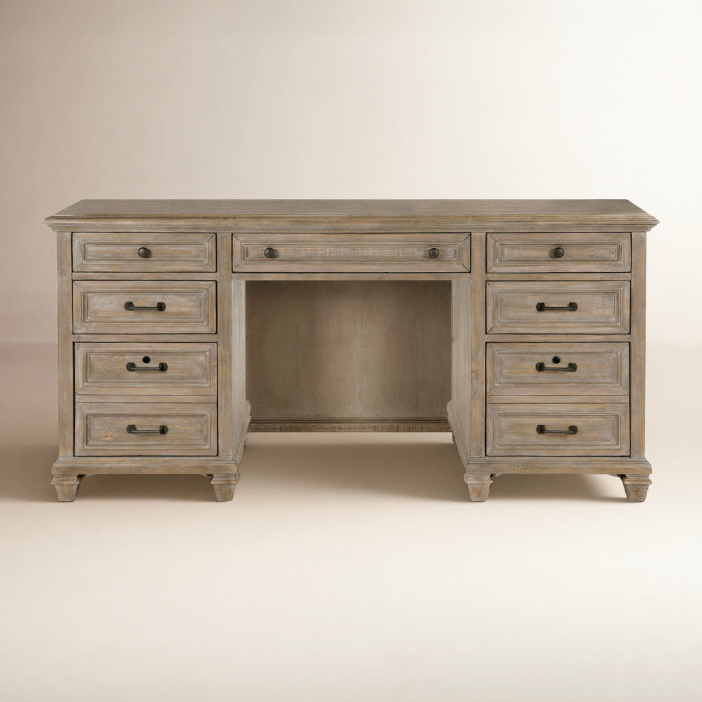 Kerey Credenza Desk, Dove Tail Gray